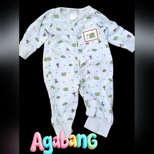 *1022 Agabang elephant animal Sleeper 6 months boy